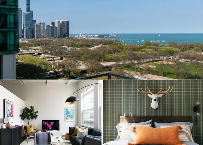 Casa de férias Downtown Mich Ave - 6 Penthouses, Sleep 25 *